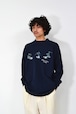90s USA made "Ski" Printed long sleeve T-shirt
