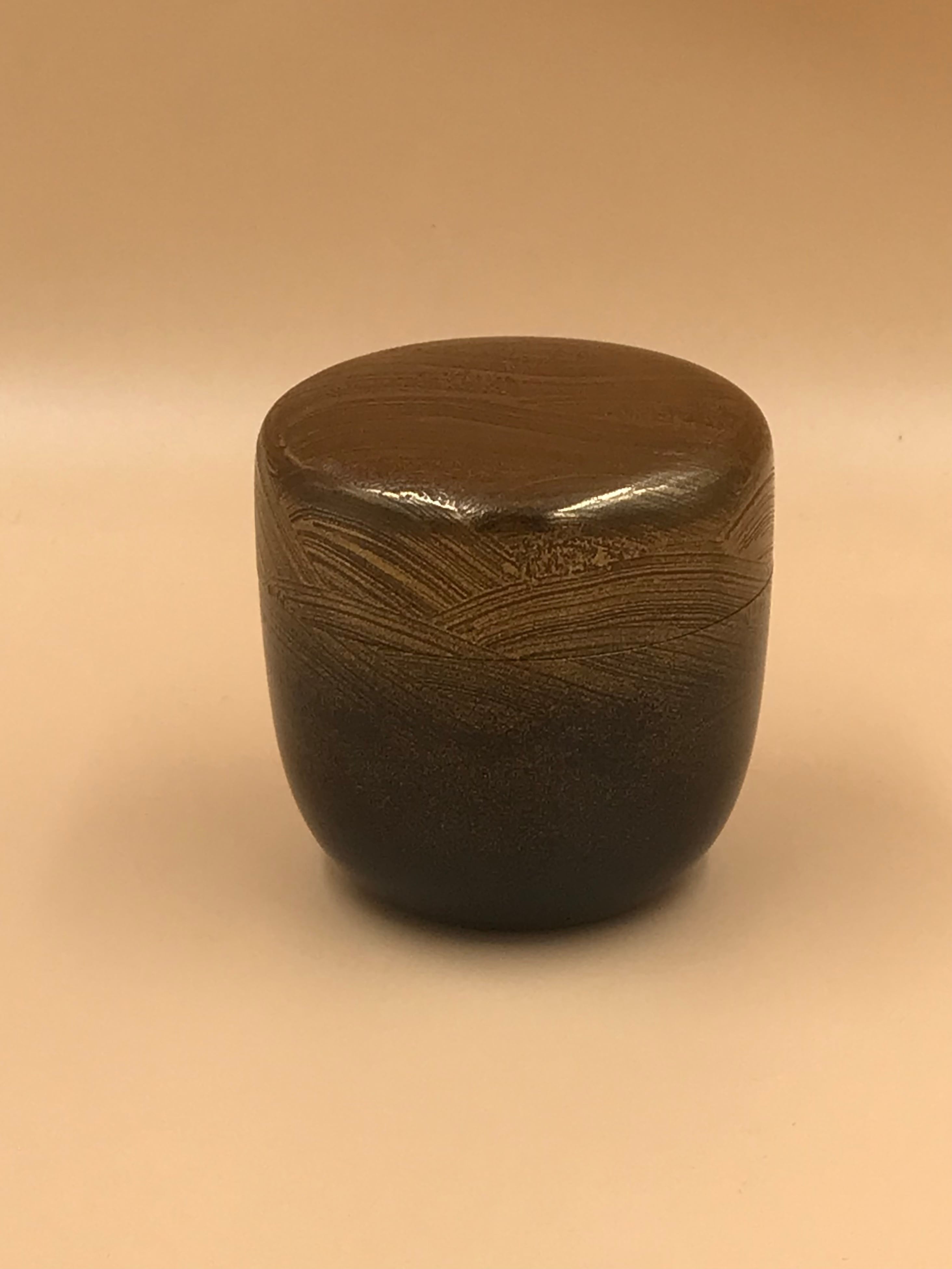 P892 棗 『八雲塗』『武田一勢作』『草花蒔絵』『中棗』 共箱  