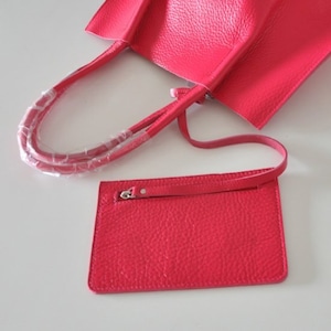 Italian leather Semi-shoulder bag
