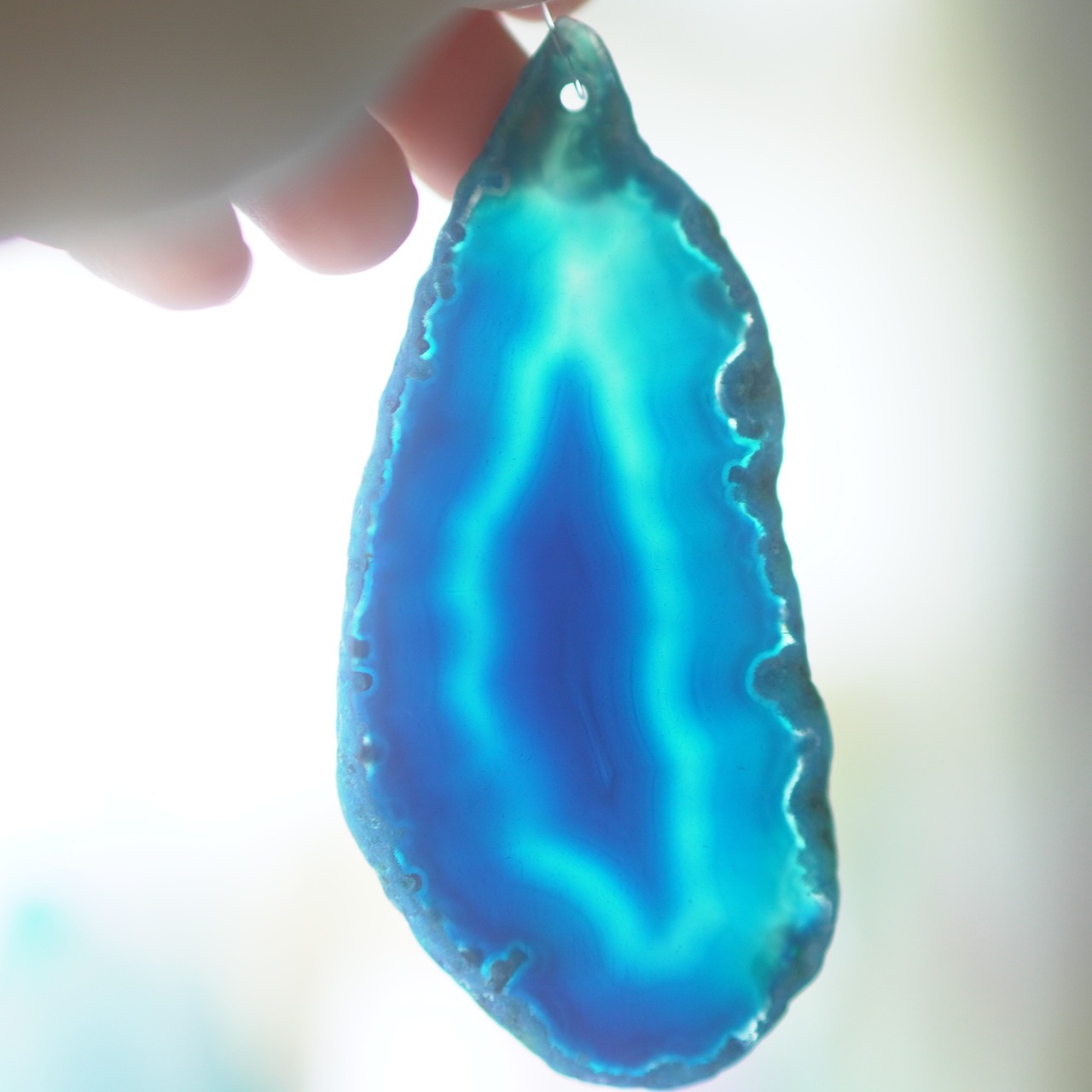 Clear Drops 11 - アゲートヒーリングチャイム / Agate Sun Catcher Wind Chime 662