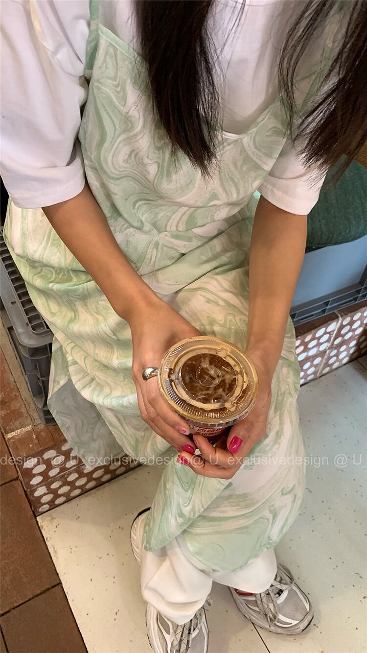 ドレス サマーカジュアルルーズ薄手ロングスカート 大人ガーリー スウィート キュート 夏物 ビッグFスモールZ韓国51475191072