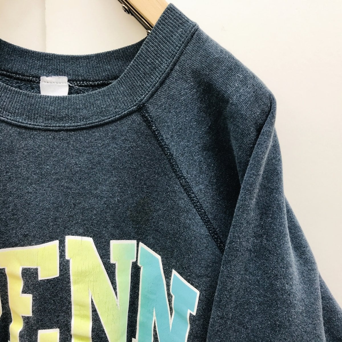 USED VINTAGE 80〜90年代 カレッジプリント ラグランスウェット PENN