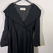 JOSEPHINE ジョセフィーヌ Loro Piana ロロピアーナ ショールカラー ロングコート 9/黒 ブラック レディース