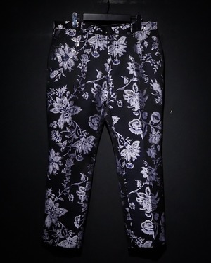 【WEAPON VINTAGE】Beautiful Flower Patttern Tapared Slacks Pants
