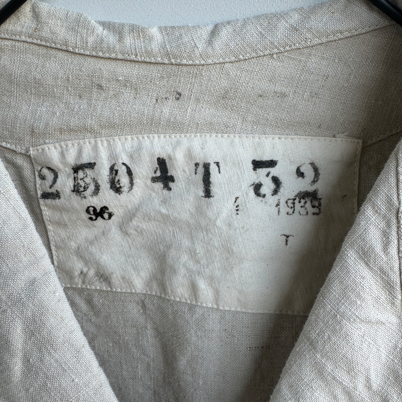 French Navy セーラーシャツ ショールカラー 30s 画像3