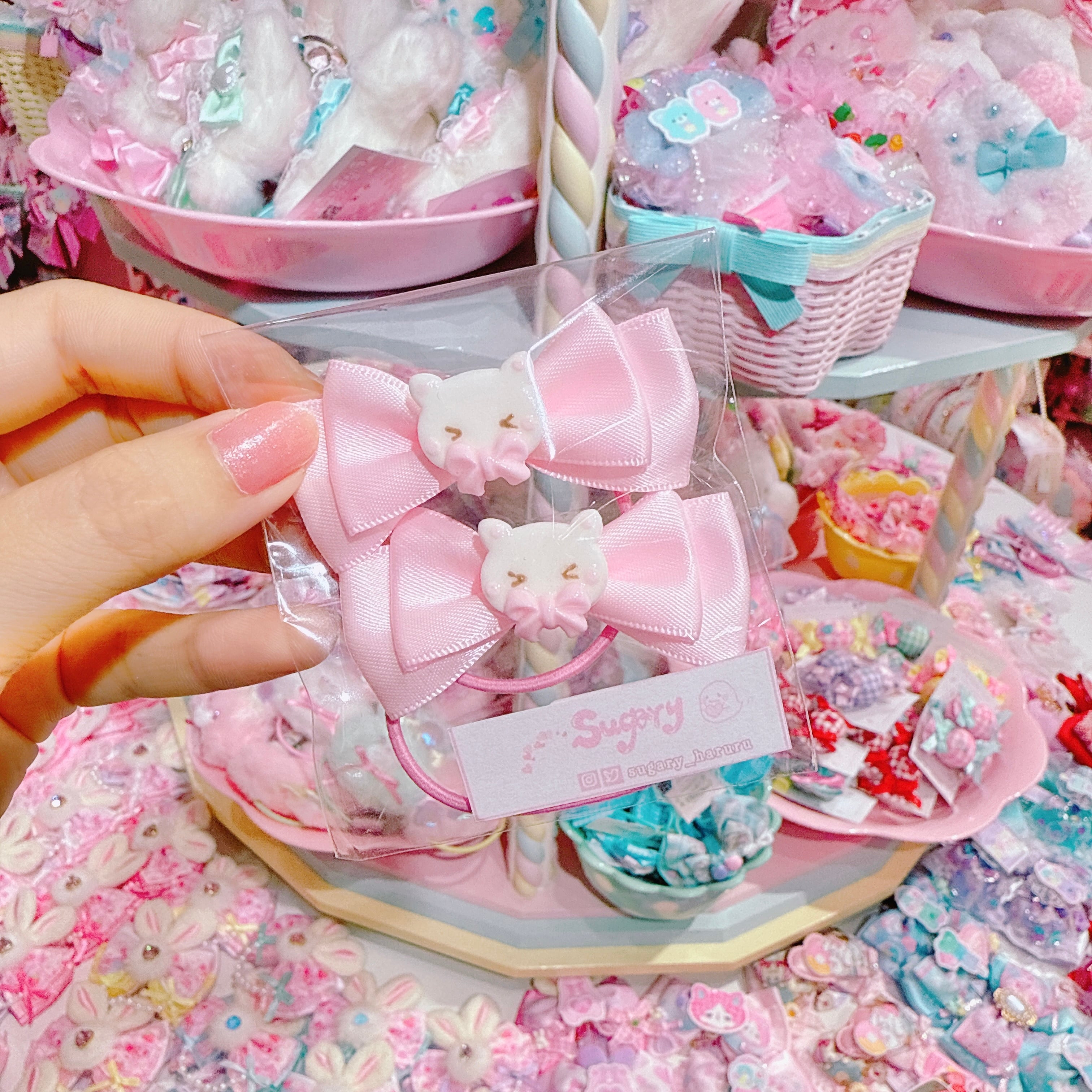 【C9】23-24ぷちリボンヘアゴムセット