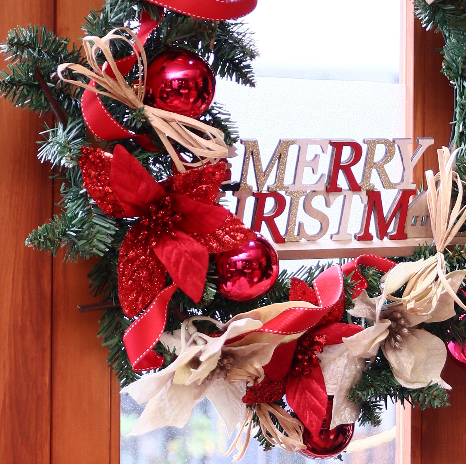 クリスマスベーシックリース