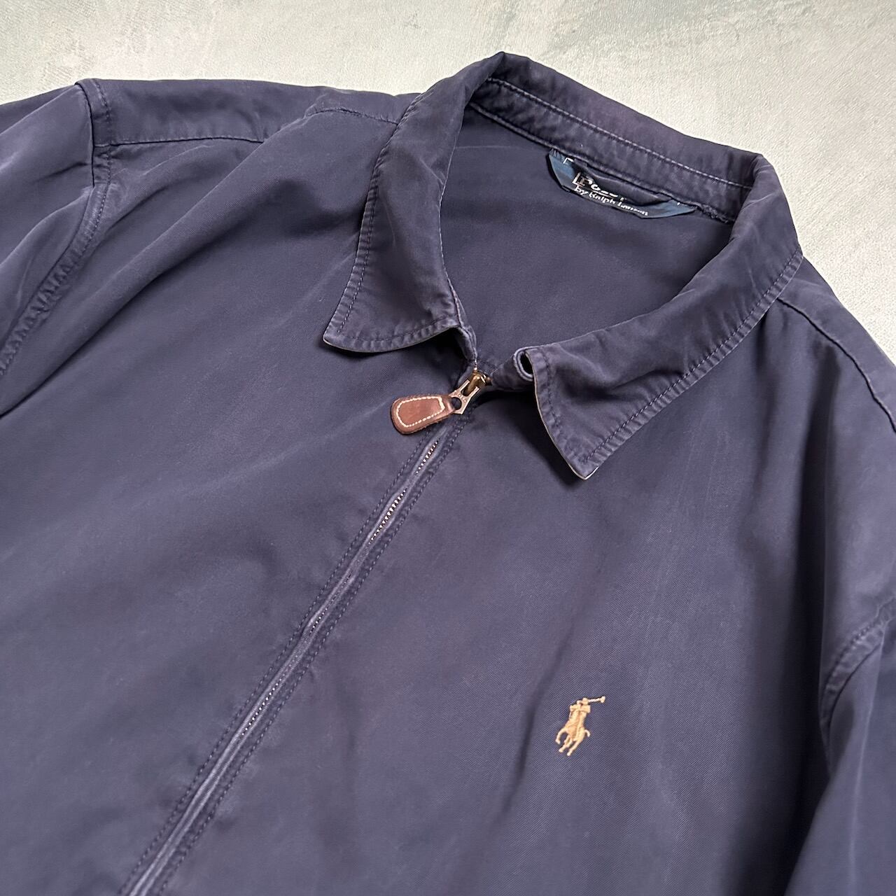90s Ralph Lauren スイングトップ ドリズラージャケット ネイビー