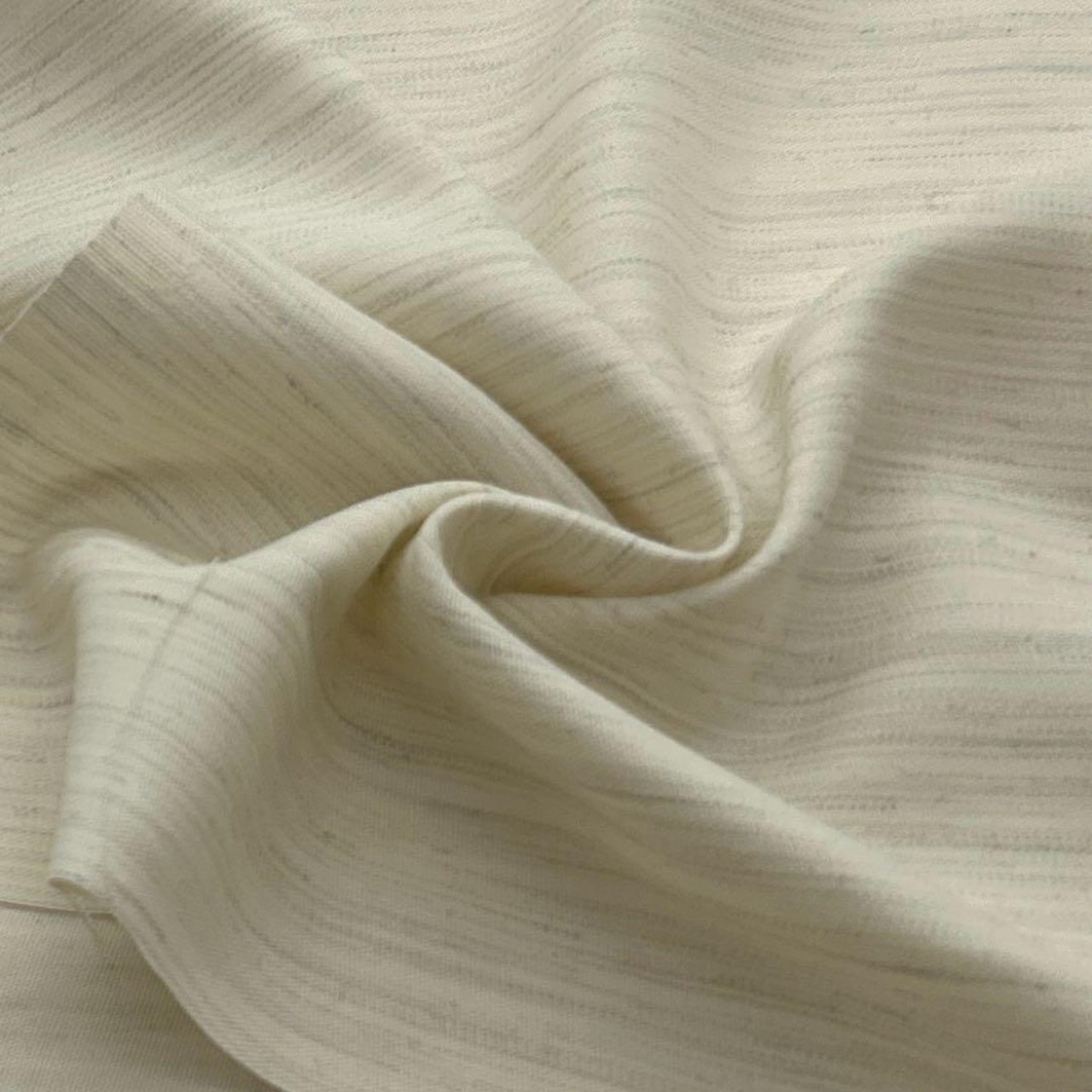 ★NY194◆1.6m◆シルク混シャツ地向け綾織生地◆アイボリー系