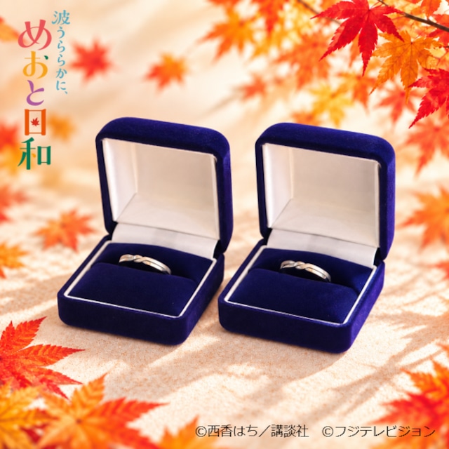 【次回注文受付：10月31日(土)17時00分開始】「波うららかに、めおと日和」ギメルリング シルバー925【ペア】