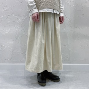 vm corduroy tuck easy skirt