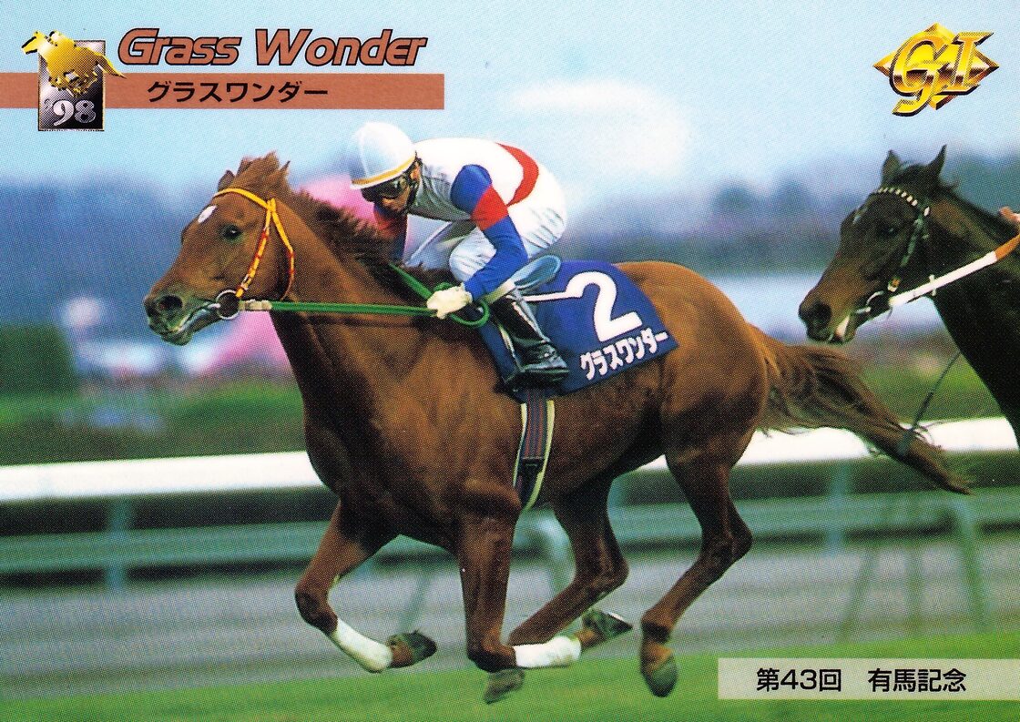 グラスワンダー：第43回 有馬記念「サラブレッドカード 98年下半期」No 