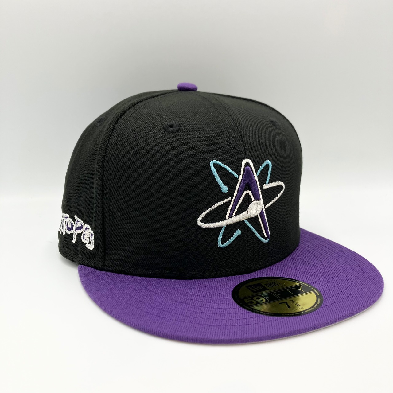サイズ入力【NEW ERA 59FIFTY/5950】MiLB アルバカーキ・アイソトープス ブラック パープル