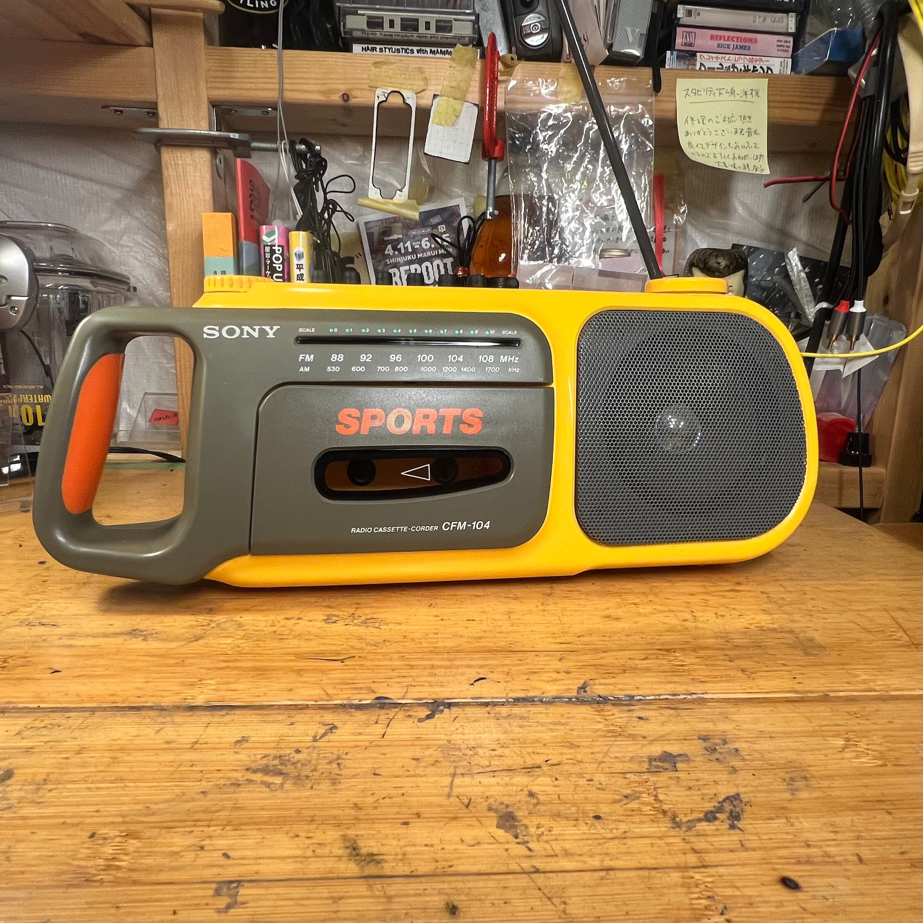 メンテ可動品]my first sony TPM-8000カセットプレーヤー | stability