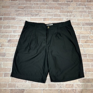 COLUMBIA 2TUCK SHORTS BLACK 実寸W36