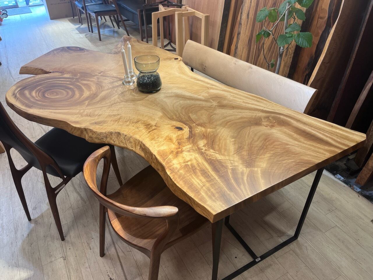 楠木天板 両端仕様 190×65〜43板厚6.4前後 楠木天板 両端仕様 190×65〜43板厚6.4前後 楠（クス）