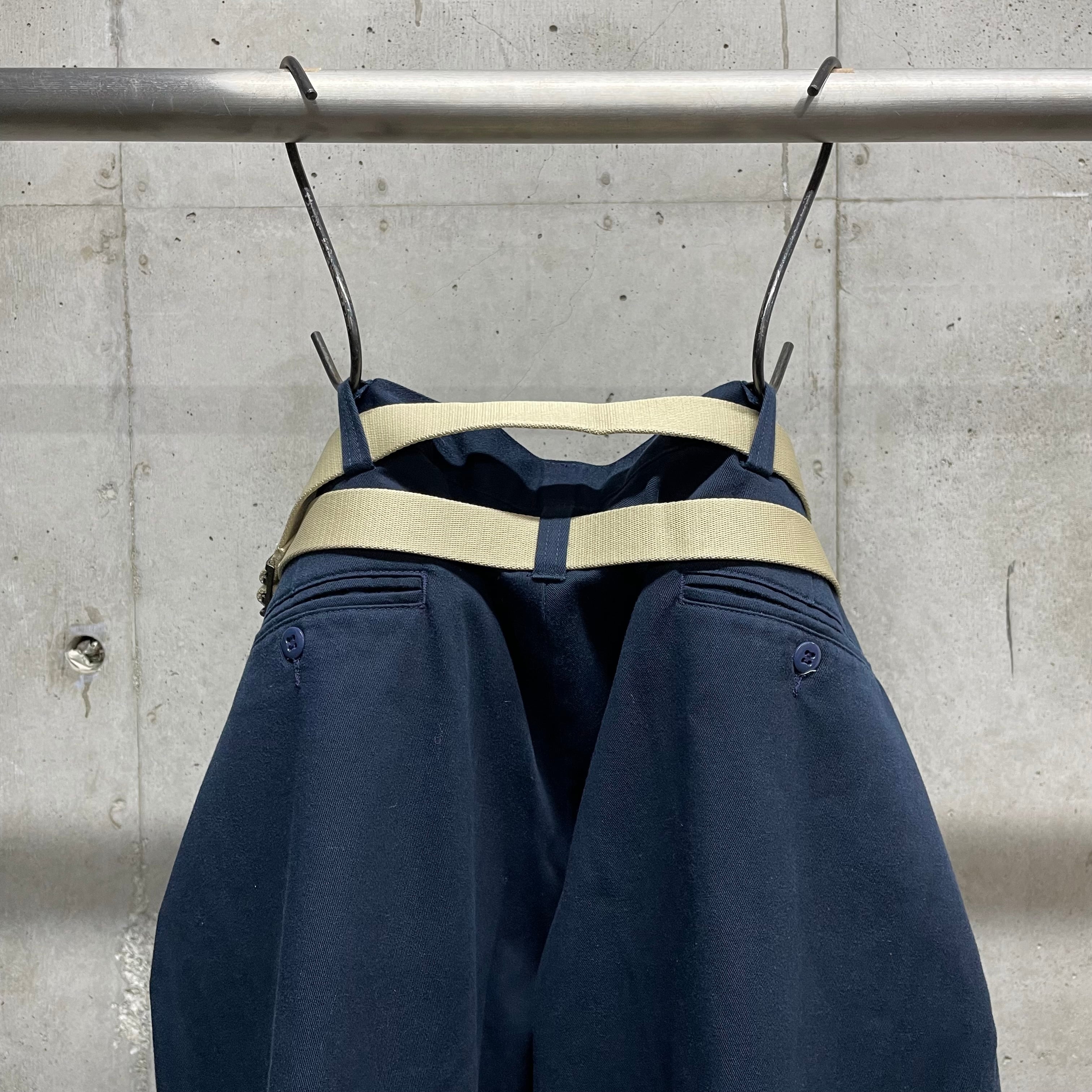 MAISON EUREKA】Ex.VINTAGE REWORK CHINOS_NAVY(M) | marfa store