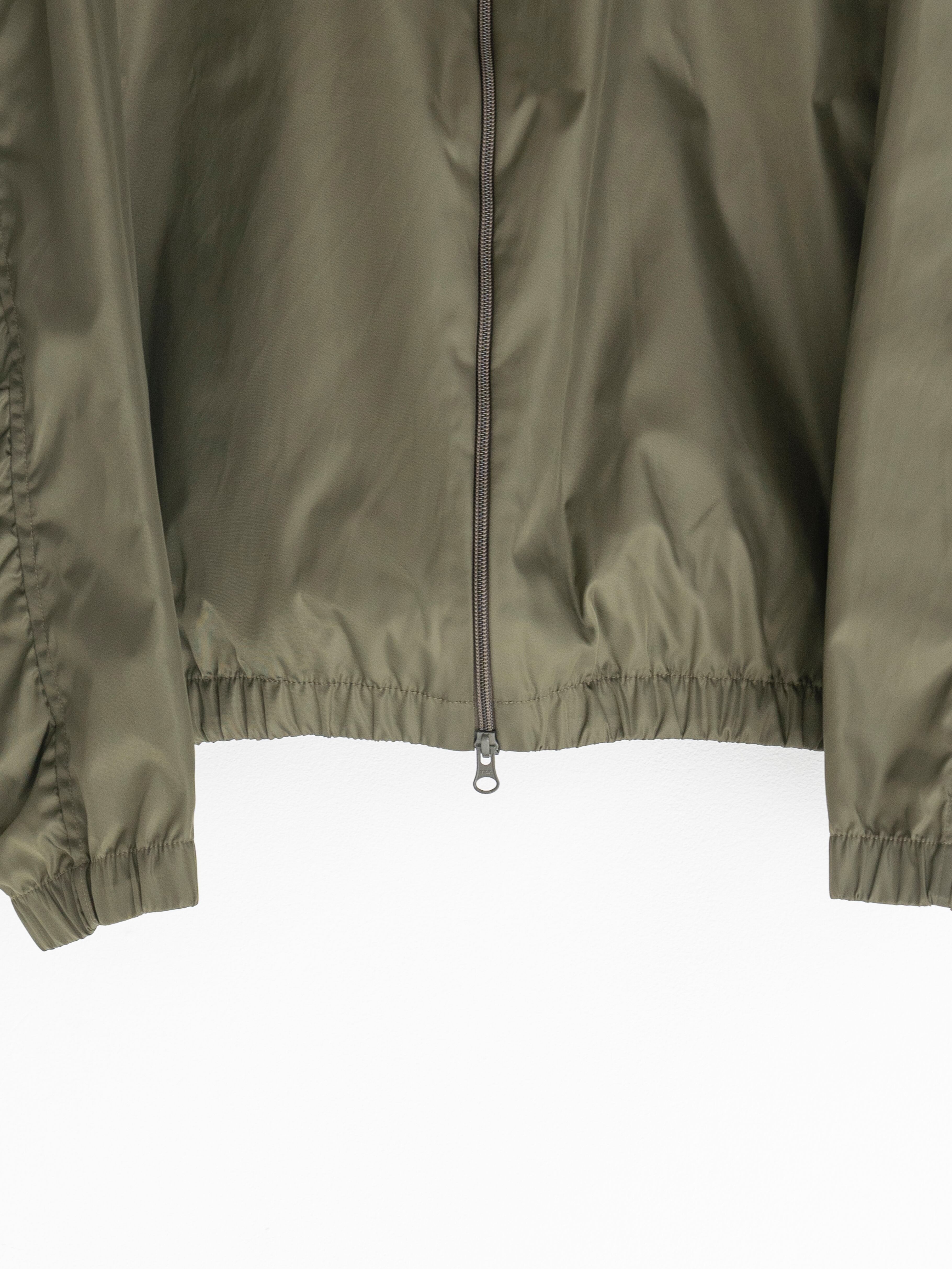 GABRIELA COLL GARMENTS TECHNICAL ZIPPER JACKET GREEN S14-261