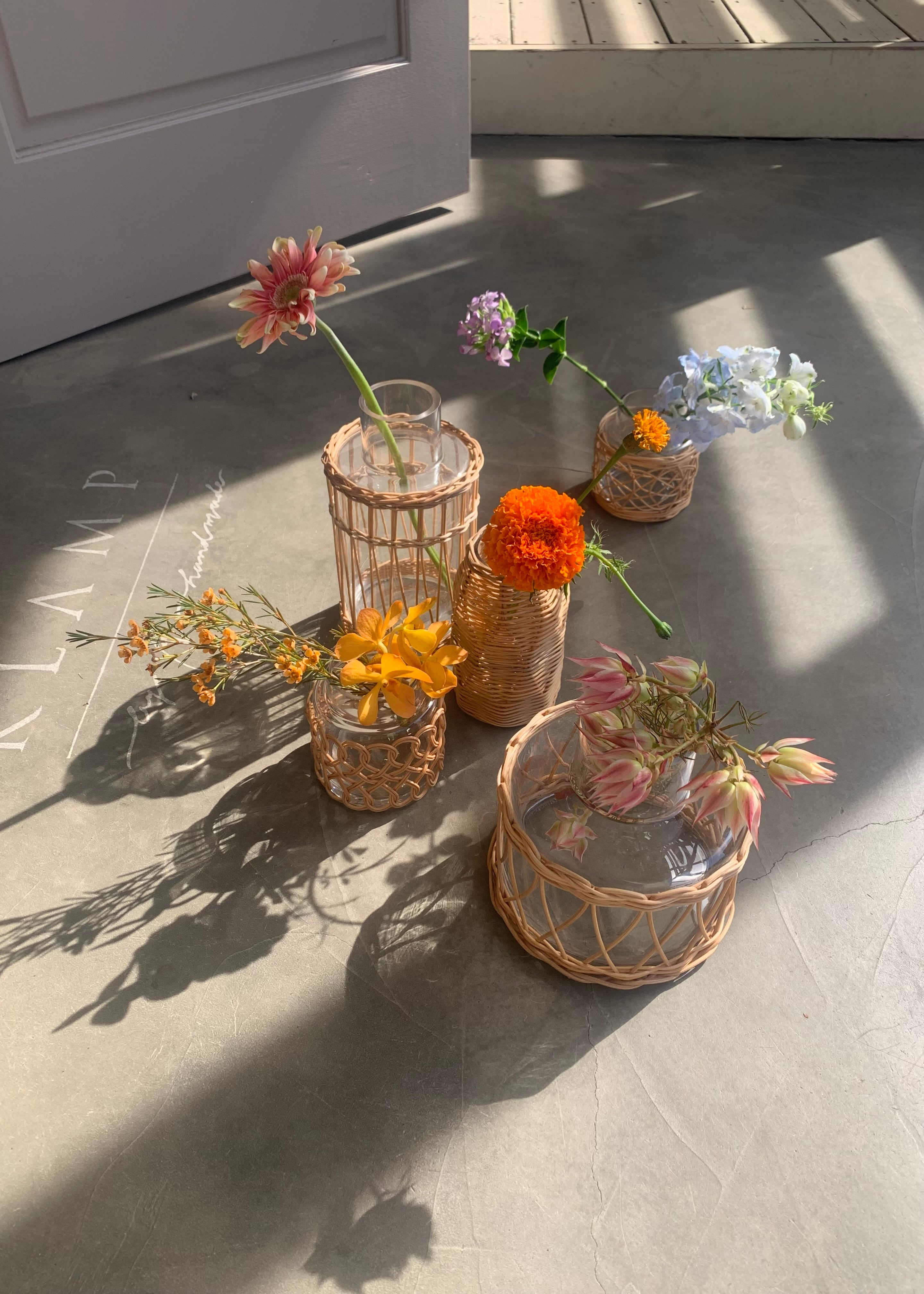ラタンフラワーベース_03 | KLAMP by A.handmade ラタンフラワーベース_03 | KLAMP by A.handmade