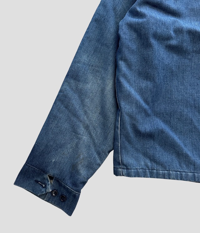 -JC Penney- Vintage 60s Denim Work Jacket