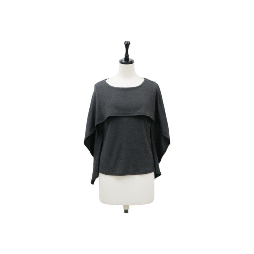 Cape layered design tops