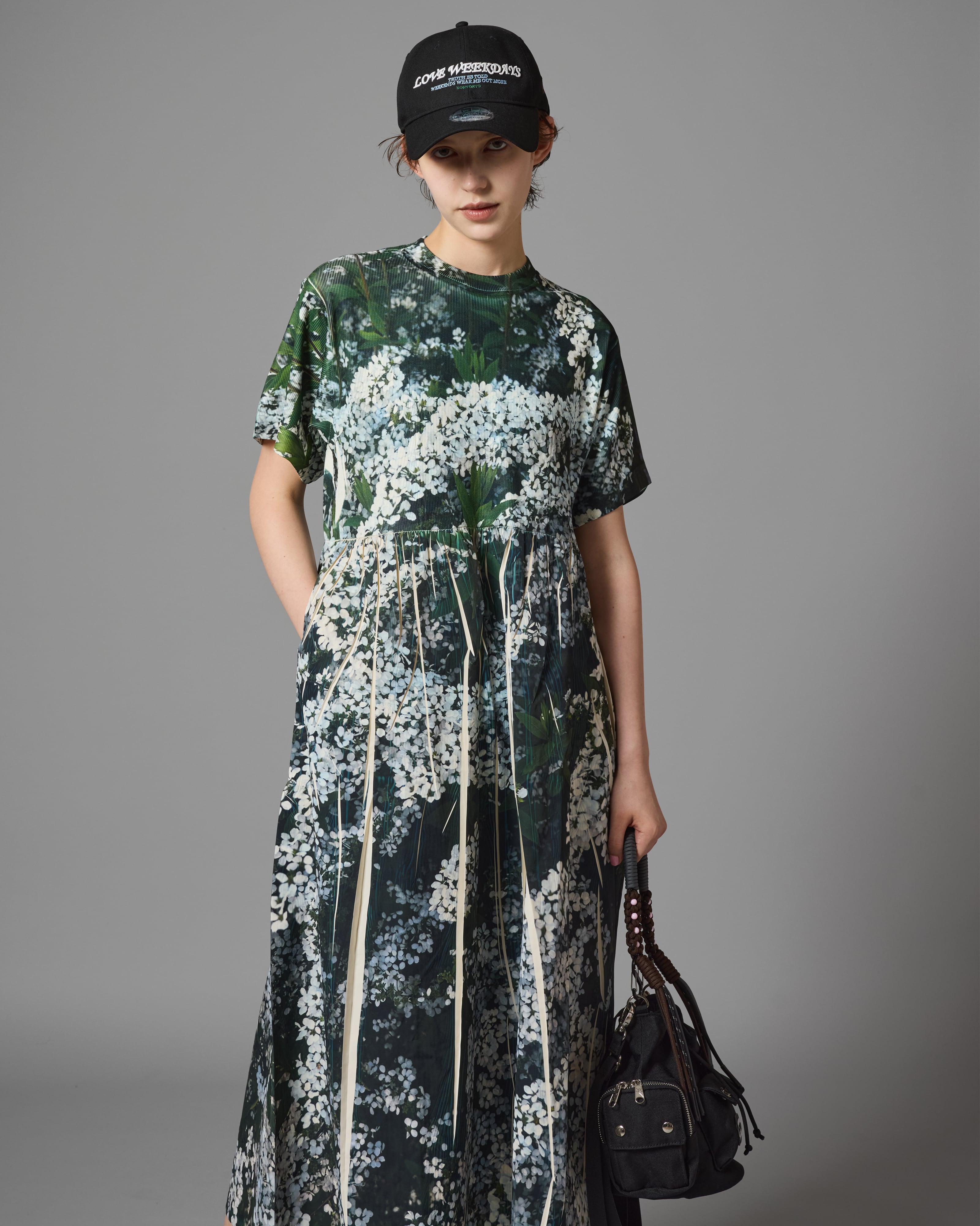 NON TOKYO ノントーキョー】 / DIRECT PRINT RIB ONE-PIECE ダイレクト