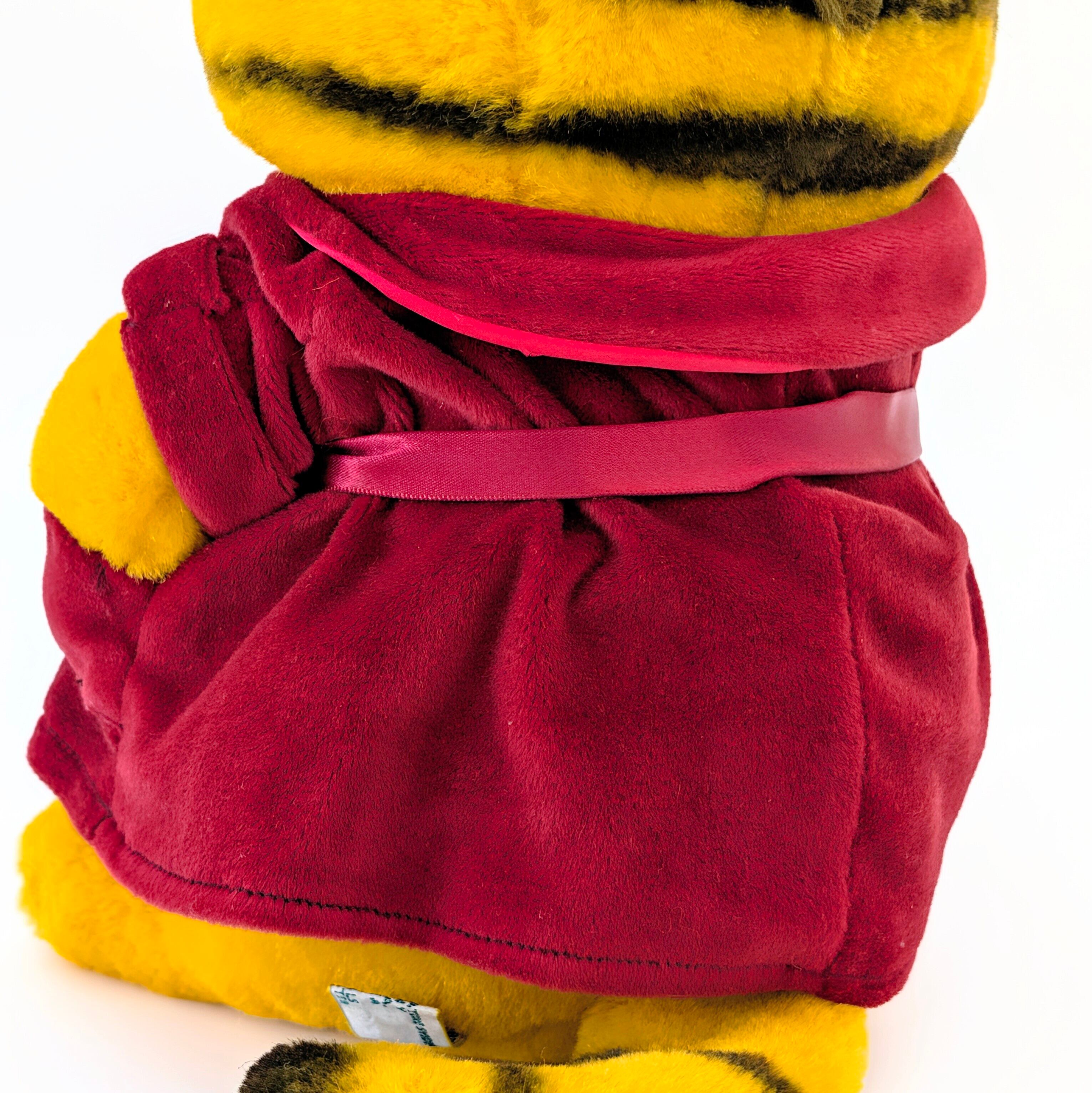 ☆ VINTAGE 1980年代初期 ☆【 Garfield ( ガーフィールド ) 】『 ゴージャスガウン ガーフィールド(笑) 』ぬいぐるみ / プラッシュ / plush / 1980年代年製 〚アメリカン雑貨 アメトイ〛