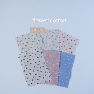 （お取り寄せ)flower cotton　韓国生地