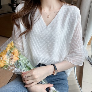 レディース トップス カットソー 半袖 Vネック ストレート シフォン 薄手 かわいい 大人可愛い きれいめ シンプル カジュアル 上品 おしゃれ こなれ感 ラフ ガーリー ルーズ エレガント ラブリー キュート 無地 春 夏 通勤 学生 学校 通学 デート お出かけ 女子会 ショッピング 韓国 コーデ 楽ちん 普段使い 着回し モテ トレンド 流行 インスタ映え S M L XL 2XL ゆったり ホワイト