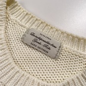 nano universe ナノユニバース La vie a Paris 裾チュール 切替 ニット セーター F /ホワイト系 レイヤード レディース