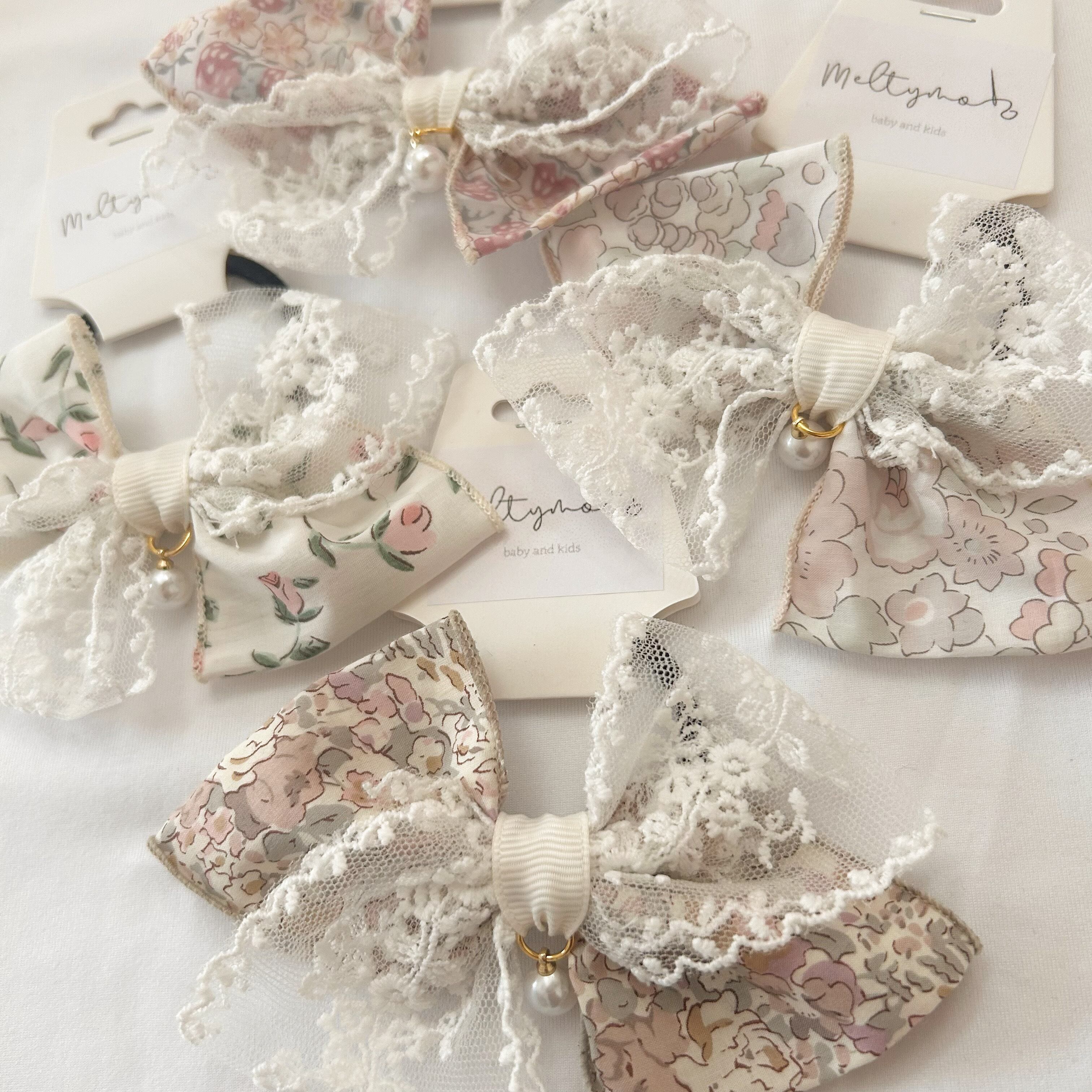 A8.mimikids♡わけあり ハンドメイド 販売 リボン ヘアゴム A8