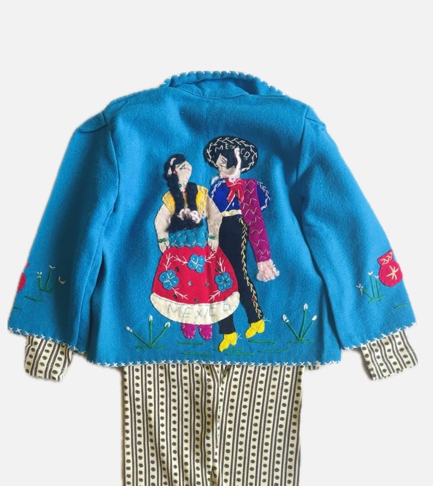 【KIDS vintage】Mexican jacket. dancer