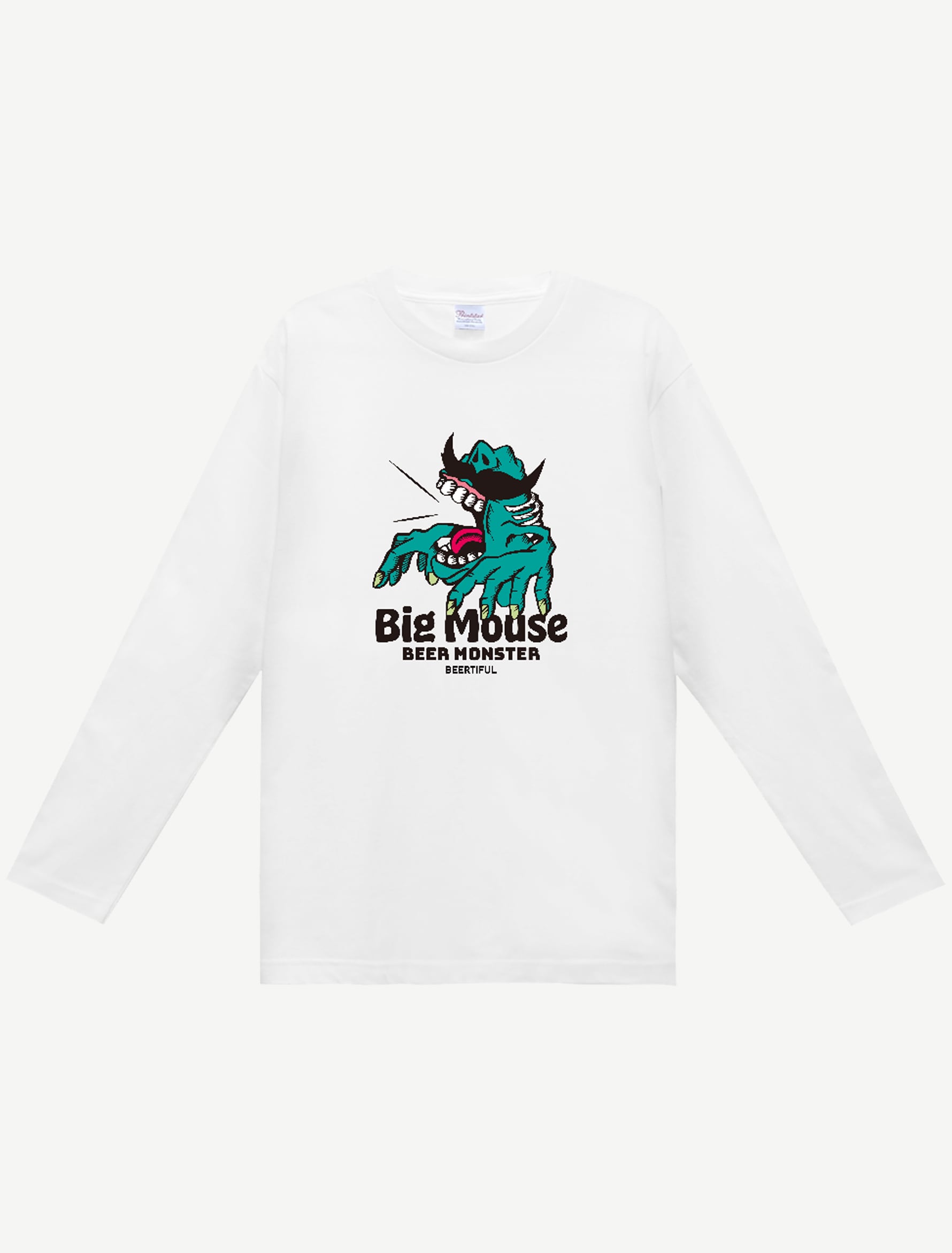 BEER MONSTER】Big Mouse 定番ロンT | BEERTIFUL STORE｜ビールグッズ