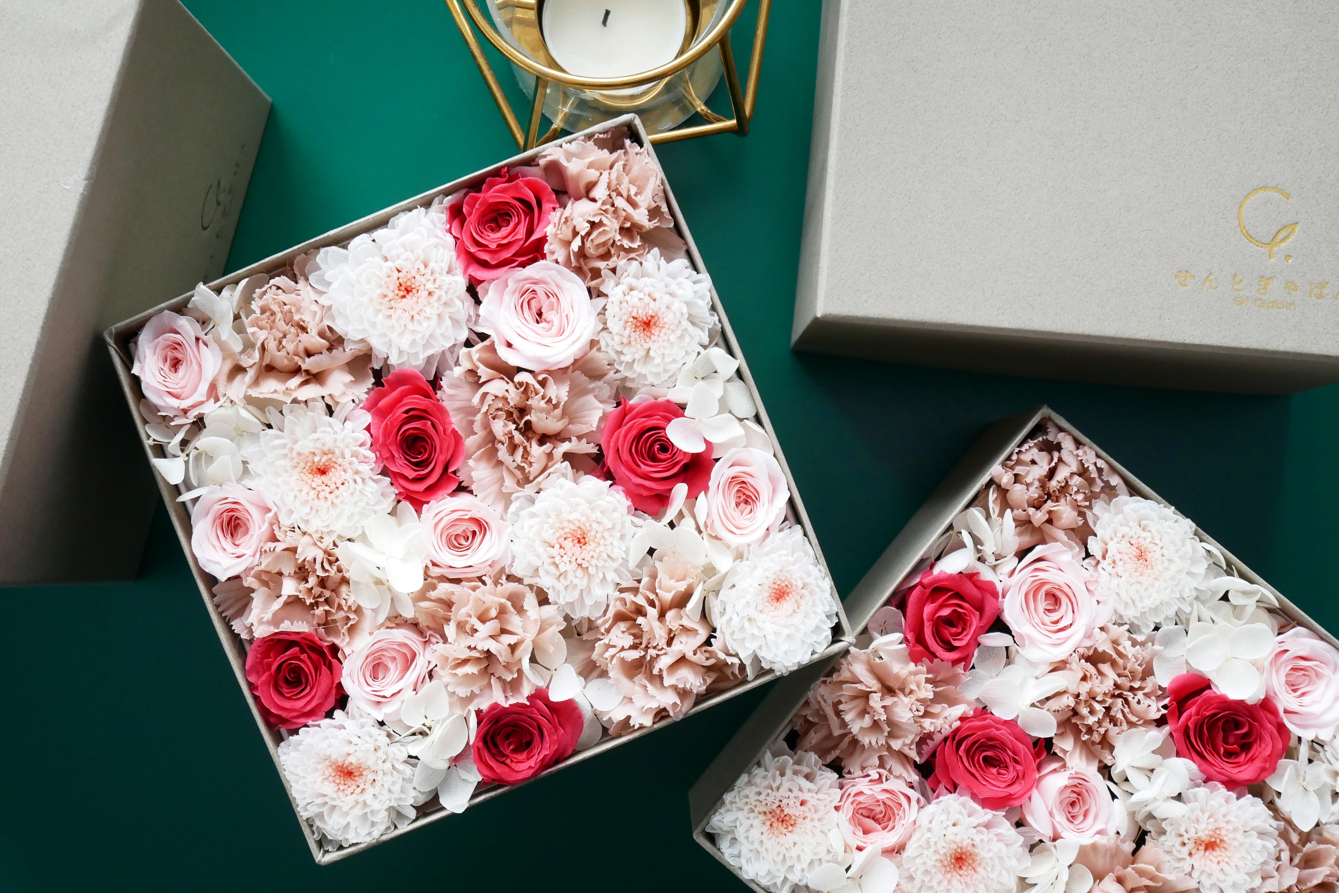 Flowerさん専用 プリザーブドフラワー・ロングボックスアレンジメント 003