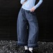 チェックワイドレッグパンツ ・23714