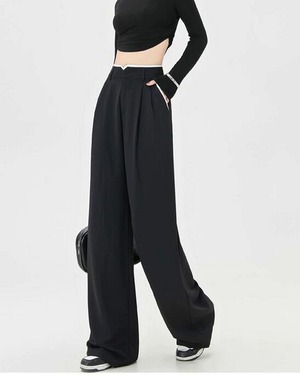 ドレープワイドスーツパンツ A0599