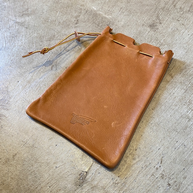 "MADE IN USA" RED WING LEATHER POACH