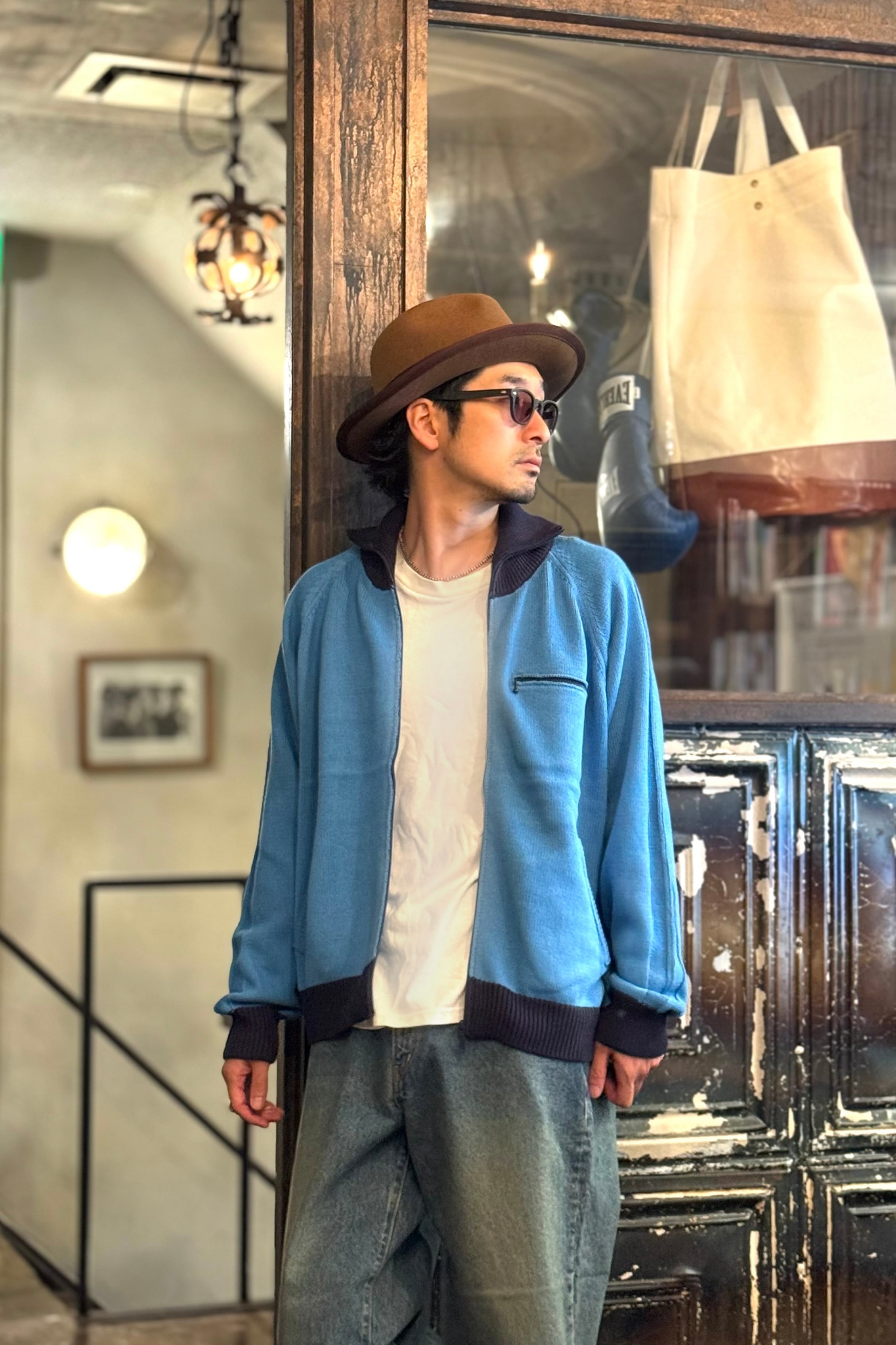 ANACHRONORM/アナクロノーム BICOLOR DRIVERS KNIT AN394 | MAMBO