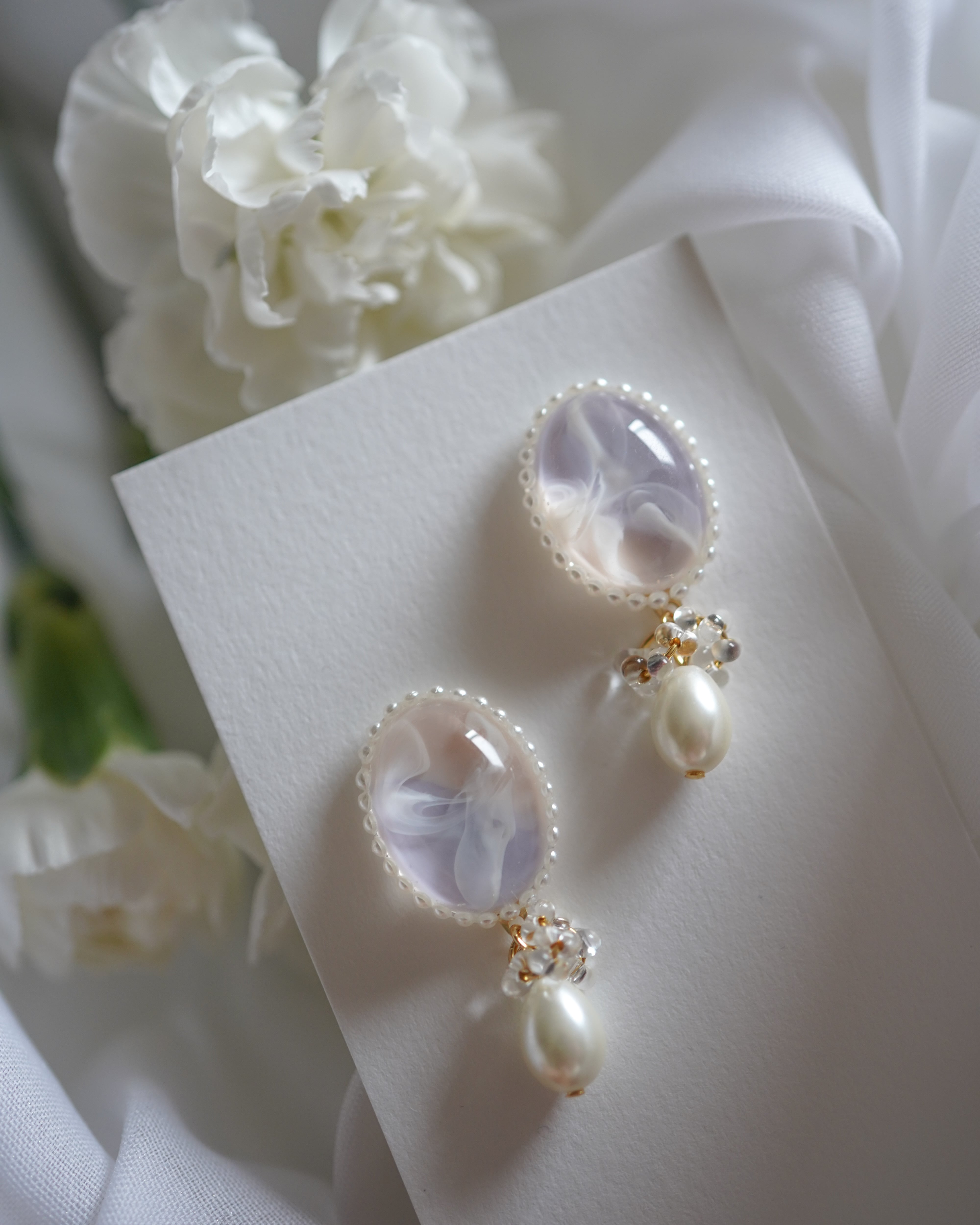 『 まどろみ 』耳飾り