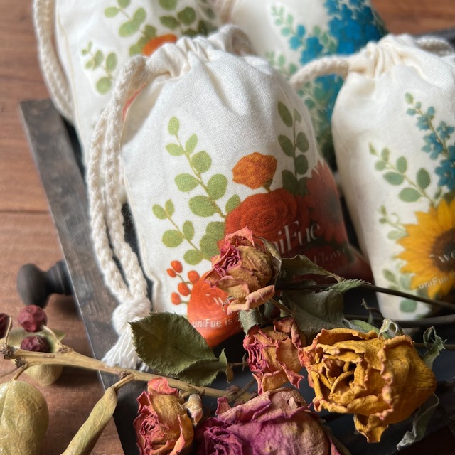 Blue Delphinium Pouch