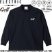 ELECTRIC GOLF エレクトリック ゴルフ ONE POINT GOLF LOGO DRY MOCK NECK L/S TEE - BLACK モックネック ロンT メンズ レディース ゴルフウェア EG26ST12 26SP 日本代理店正規品