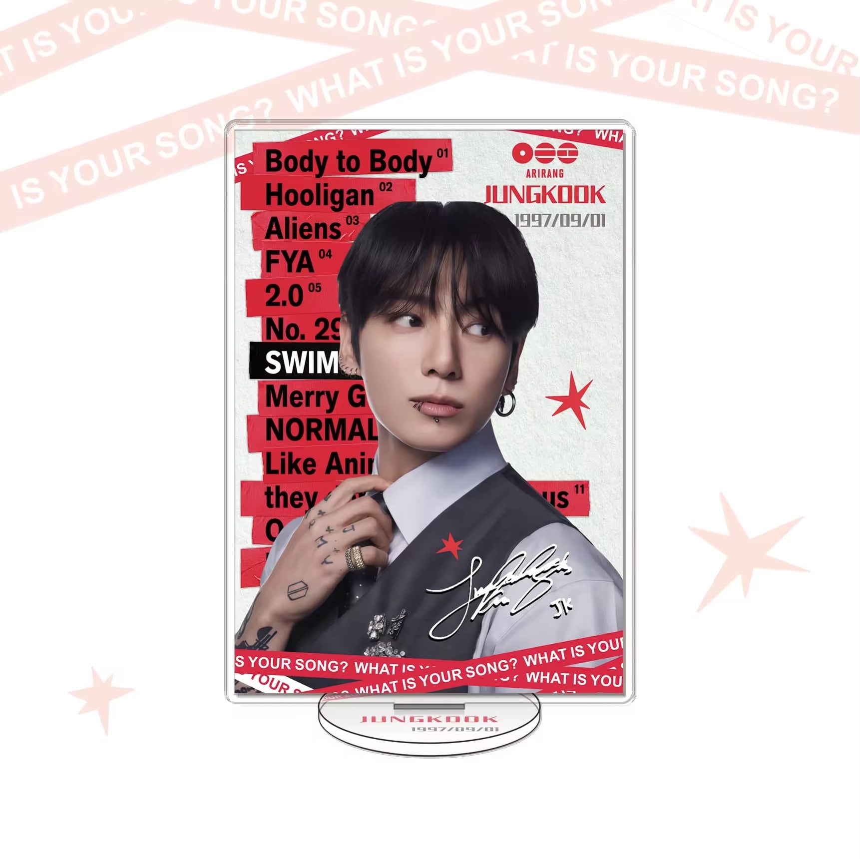 BTS ARIRANG SUGA ClaerVinyl /JUNGKOOトレカ付 BTS ARIRANG SUGA 60+32枚セット フォトカード | KPOWER