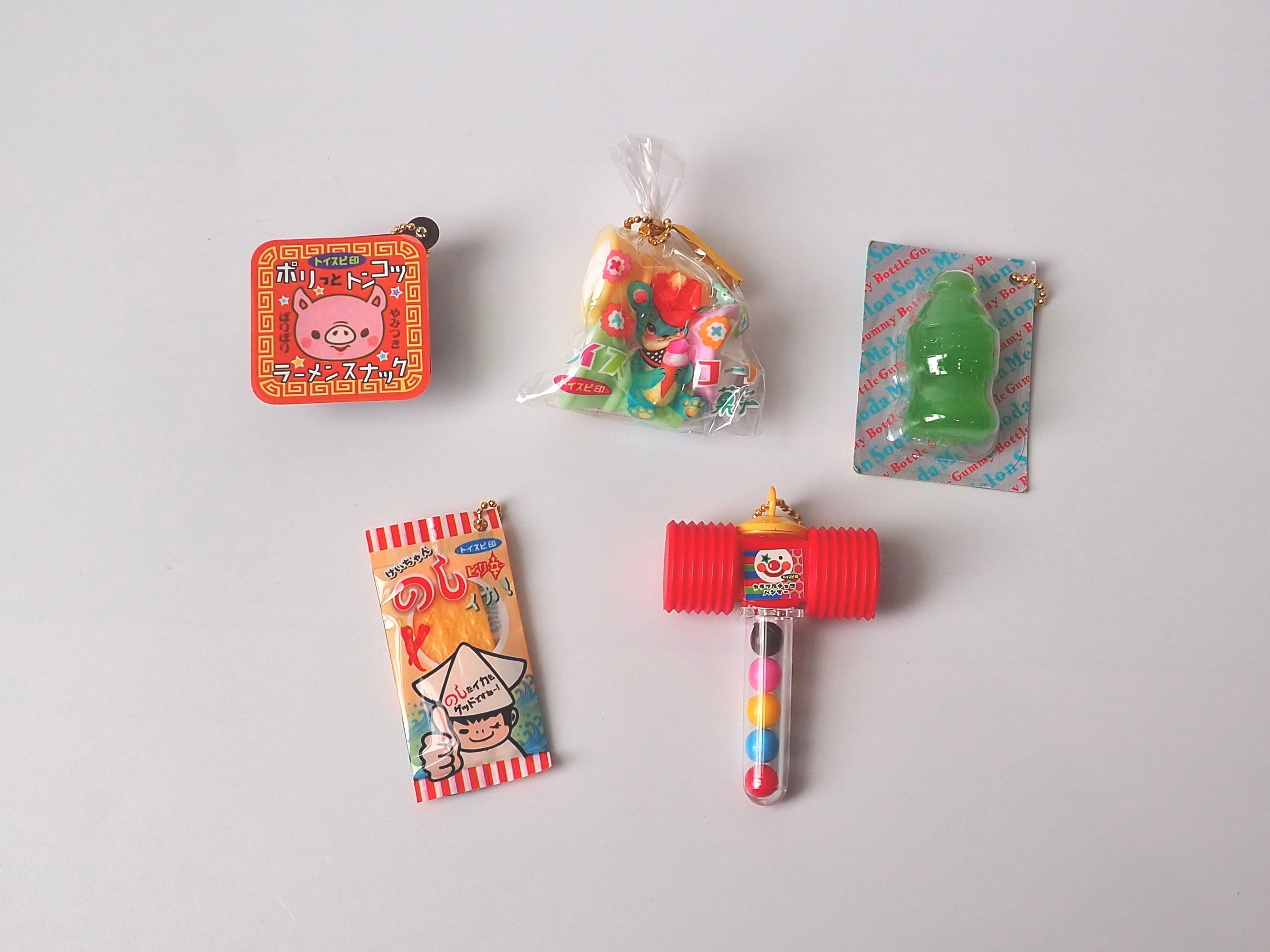 超リアル！ミニチュア駄菓子マスコット〜九〜①アイスコーン菓子