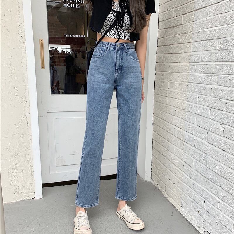 ウェストジーンズ サマー薄手ルーズパンツ 夏物 1号婦人51224089247