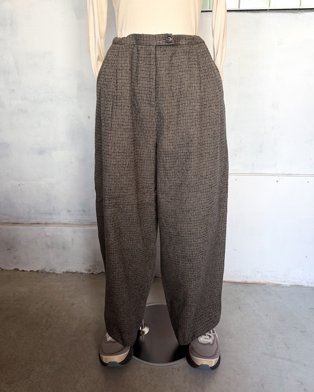 【DOPPLE&SCENT WOMEN】ATELIER TUCK TROUSERS
