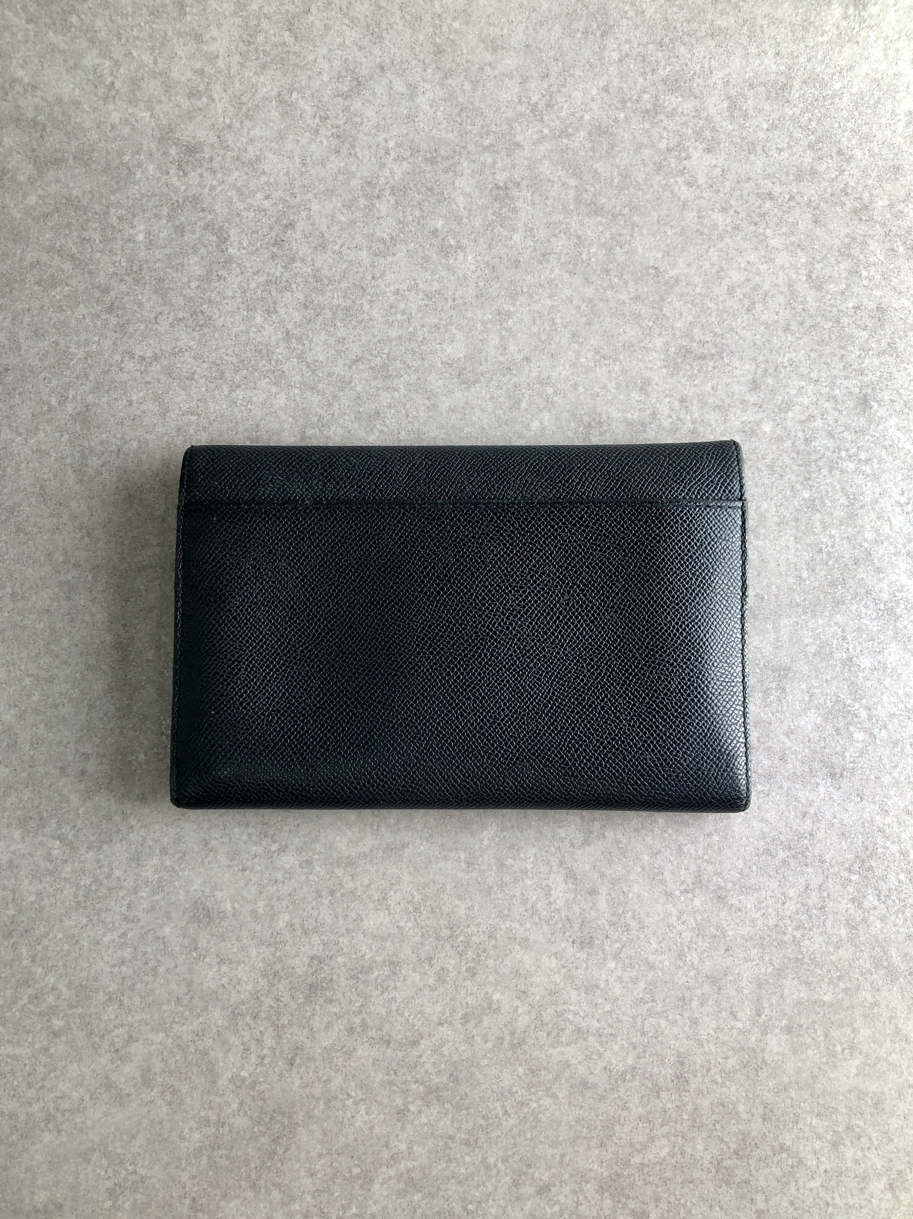CHANEL シャネル 財布 ブラック ココマーク キャビアスキン CHANEL シャネル 財布 ブラック ココマーク キャビアスキン