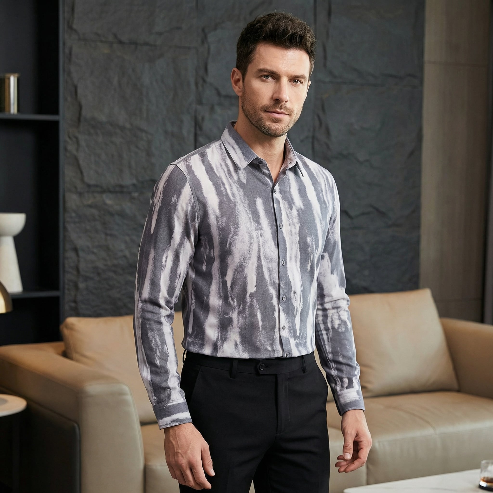 ノクターンウェーブシャツ(3color) M0903