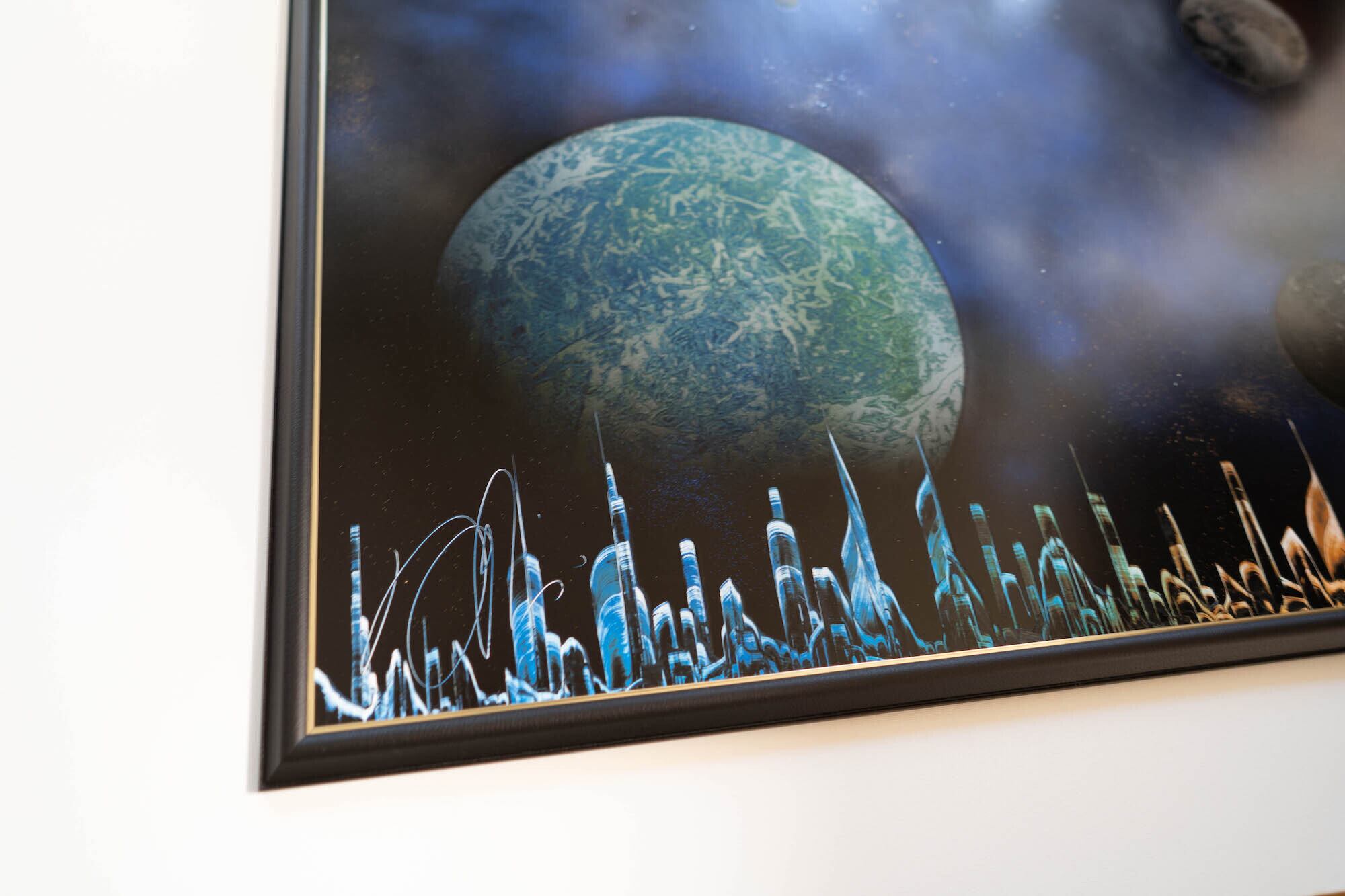 urban / 宇宙をテーマにしたスプレーアート作品 原画販売アート作品