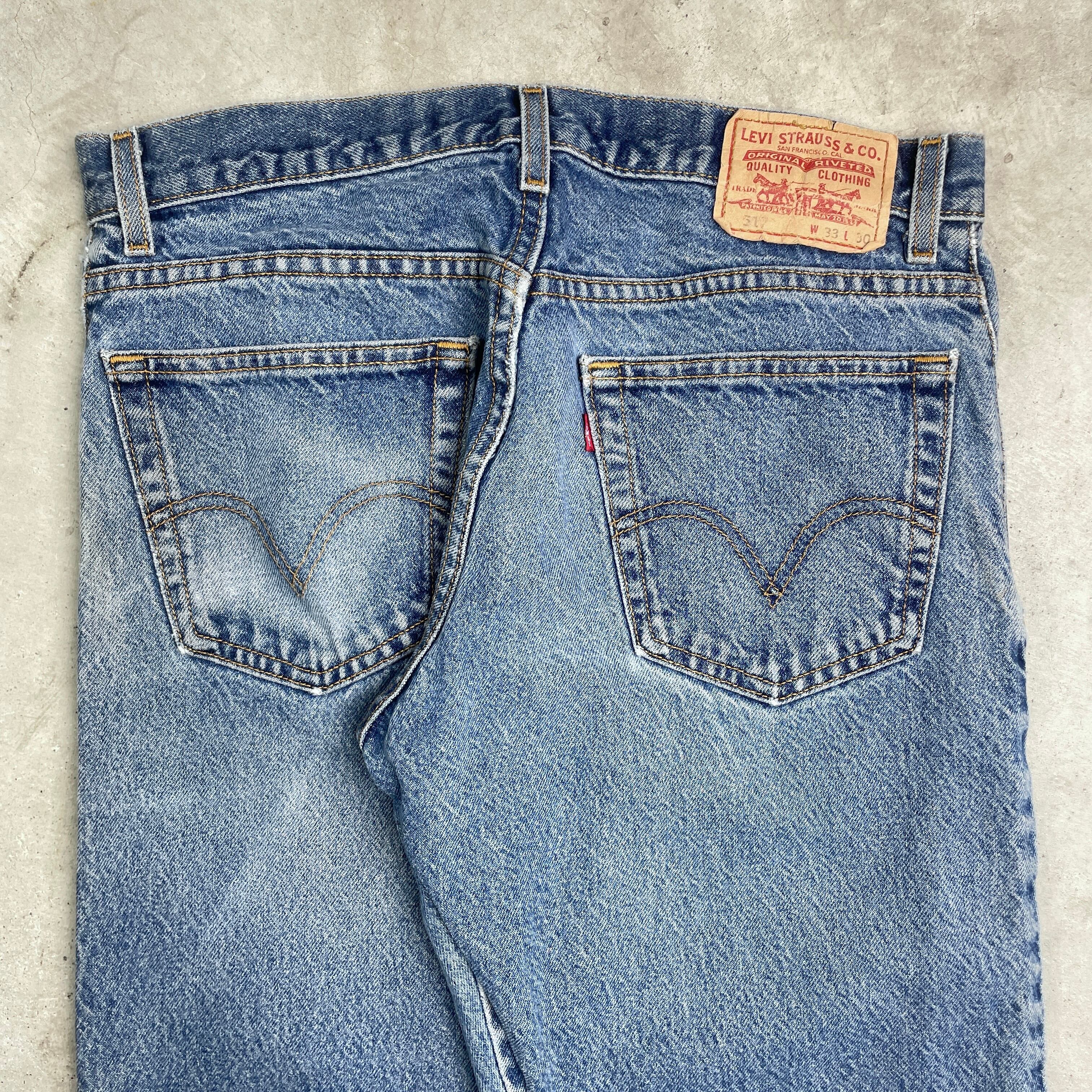 Levi's リーバイス 517 ブーツカット フレアデニムパンツ メンズW33