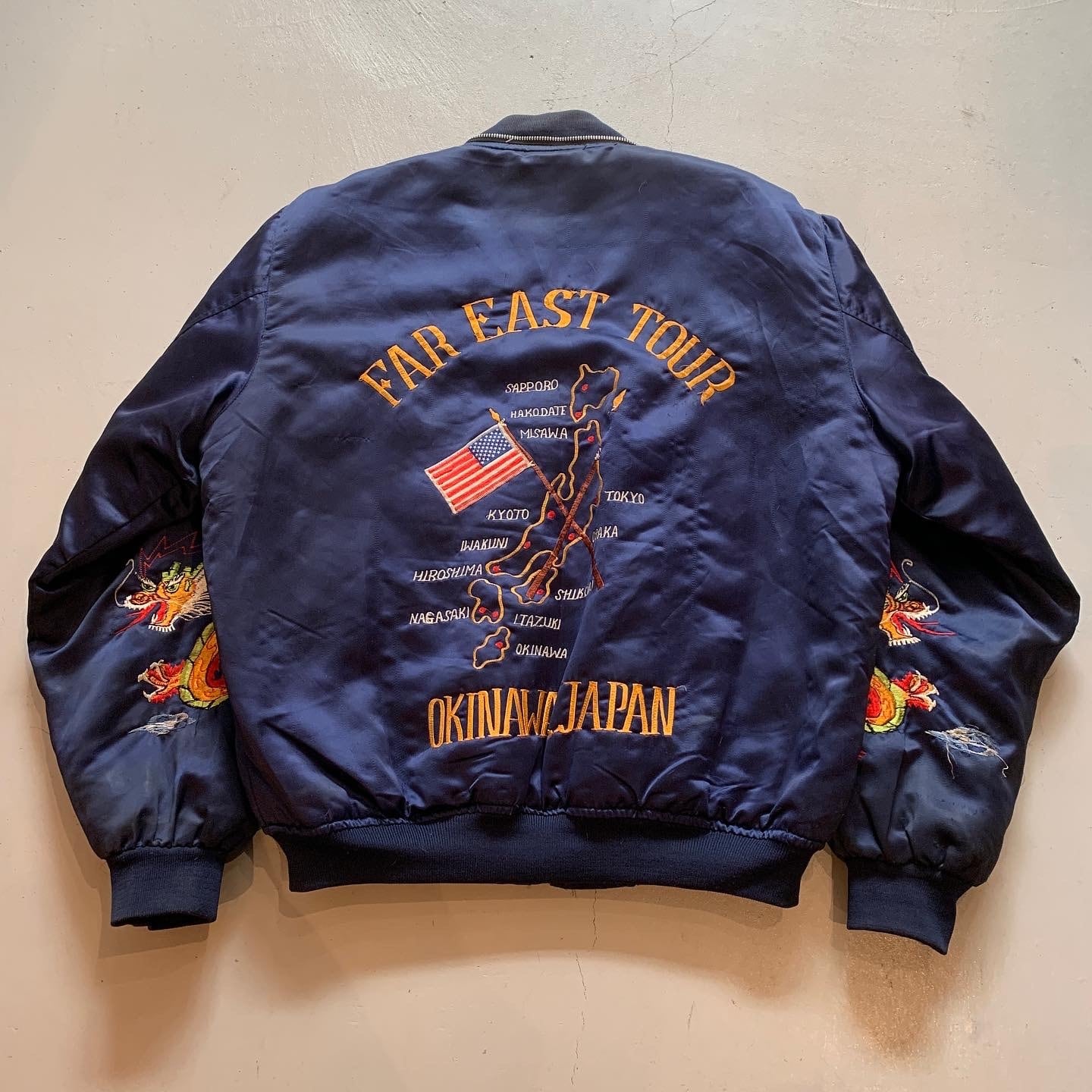 80s〜90s "FAR EAST TOUR" souvenir jacket【高円寺店】